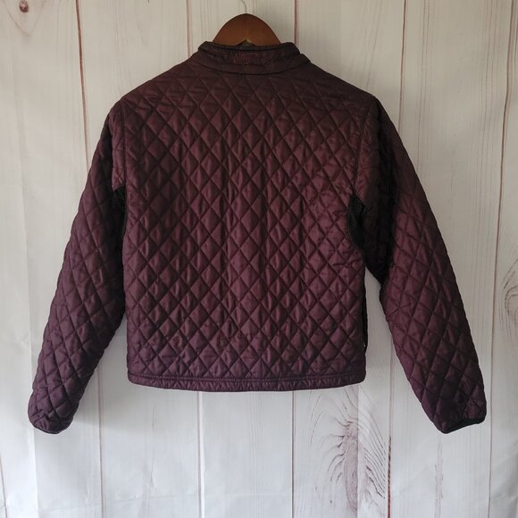 Obermeyer Women’s Quilted Zip-up Jacket, Sz 6, Burgundy, Cozy, Warm Fall Coat - Picture 4 of 9